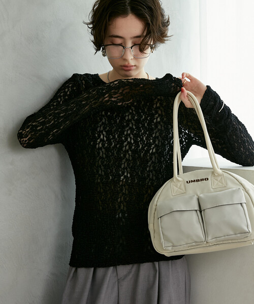 FREAK'S STORE(フリークスストア)の「レース ロンT/シアーロンT(Tシャツ/カットソー・レディース・ブラウン/オフホワイト/ブラック・フリ-)」の20枚目の写真