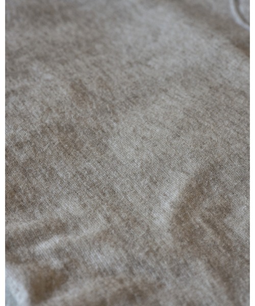 anuke（アンヌーク）の「Wool Compact T-shirts（Tシャツ/カットソー・レディース・ベージュ/ブラウン/チャコールグレー・FREE）」の10枚目の写真