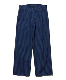 BEAMS PLUS | Painter Pants Indigo Discharge Print(その他パンツ)