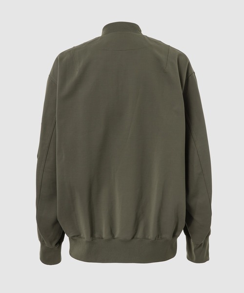 COMME des GARCONS HOMME(コム デ ギャルソン・オム)の「MA-1 STYLE COTTON NYLON CARDIGAN(カーディガン/ボレロ・メンズ・カーキ/ブラック・S/M/L)」の3枚目の写真
