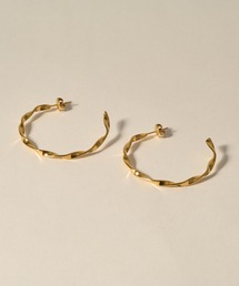 【novice】Twist Hoop Pierce［Stainless］