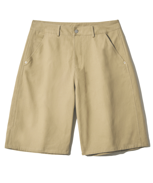 F.ILLUMINATE(フィルミネイト)の「ツイルコットンバミューダショーツ-ベージュ(その他パンツ・レディース・その他・SMALL/MEDIUM/LARGE)」の2枚目の写真