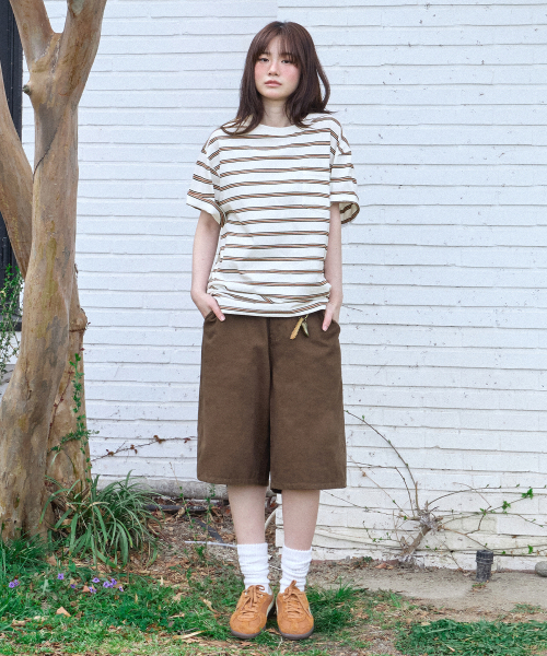 F.ILLUMINATE(フィルミネイト)の「ツイルコットンバミューダショーツ-ベージュ(その他パンツ・レディース・その他・SMALL/MEDIUM/LARGE)」の5枚目の写真