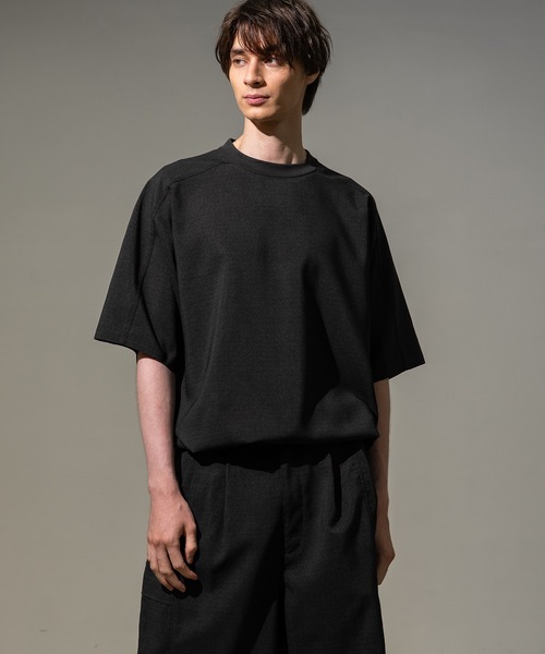 CITY TOKYO(シティトウキョウ)の「【CITY TOKYO/シティートーキョー】Cool-flex リラックスTee(Tシャツ/カットソー・メンズ・カーキ/ブラック・1/2)」の18枚目の写真
