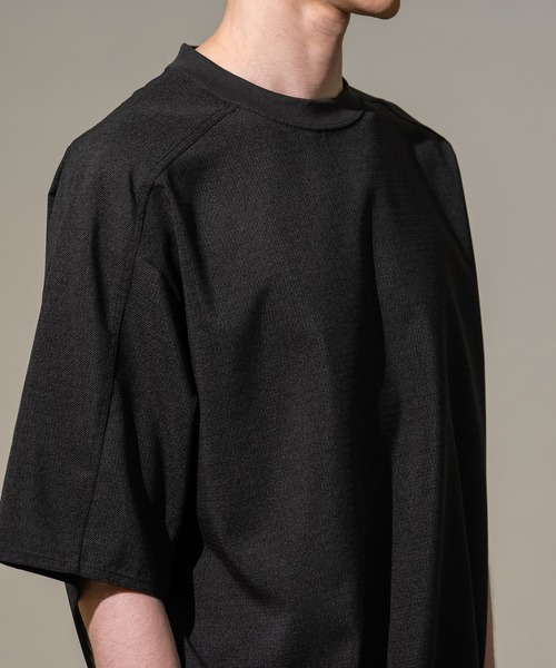 CITY TOKYO(シティトウキョウ)の「【CITY TOKYO/シティートーキョー】Cool-flex リラックスTee(Tシャツ/カットソー・メンズ・カーキ/ブラック・1/2)」の13枚目の写真