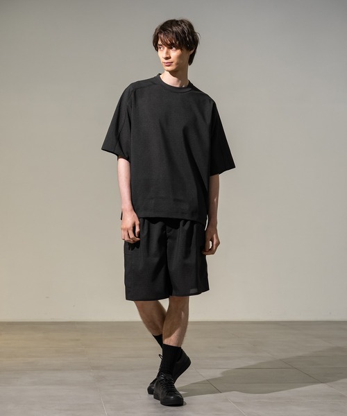 CITY TOKYO(シティトウキョウ)の「【CITY TOKYO/シティートーキョー】Cool-flex リラックスTee(Tシャツ/カットソー・メンズ・カーキ/ブラック・1/2)」の16枚目の写真