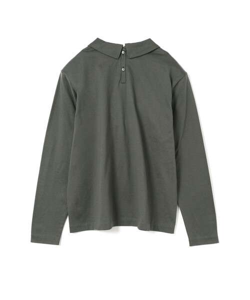 mizuiroind(ミズイロインド)の「mizuiro ind ロングカラーロングスリーブプルオーバー(Tシャツ/カットソー・レディース・グレー/オフホワイト/チャコールグレー・FREE)」の19枚目の写真
