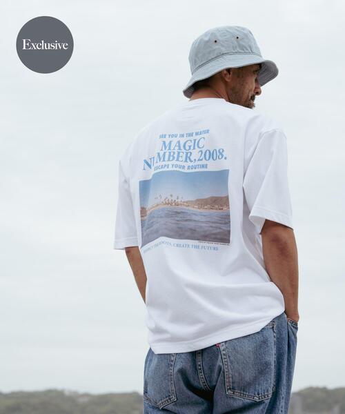 MAGIC NUMBER（マジック ナンバー）の「『別注』UpDRIFT×MAGIC NUMBER×Sonny LabelコラボT2（Tシャツ/カットソー・メンズ・ブルー/ブラック/レッド・SMALL/MEDIUM/LARGE）」の3枚目の写真