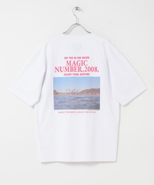 MAGIC NUMBER（マジック ナンバー）の「『別注』UpDRIFT×MAGIC NUMBER×Sonny LabelコラボT2（Tシャツ/カットソー・メンズ・ブルー/ブラック/レッド・SMALL/MEDIUM/LARGE）」の7枚目の写真