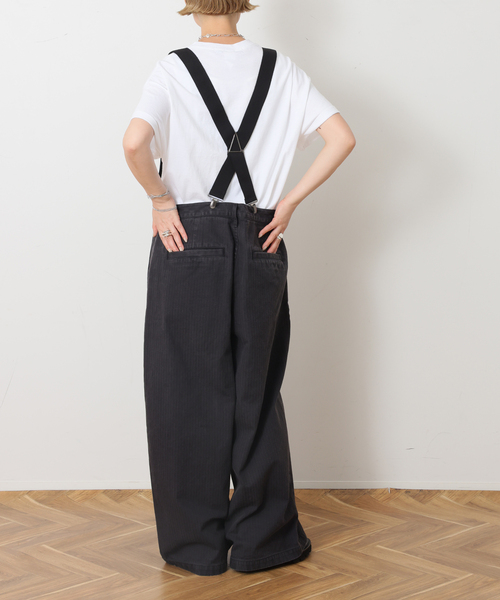 JOURNAL STANDARD LUXE(ジャーナルスタンダード ラックス)の「MATEY's サスペンダーパンツ(その他パンツ・レディース・ベージュ/ブラック・FREE)」の10枚目の写真