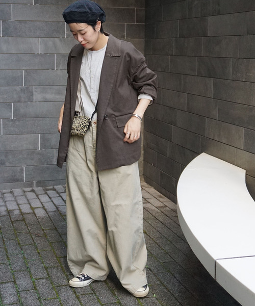 JOURNAL STANDARD LUXE(ジャーナルスタンダード ラックス)の「MATEY's サスペンダーパンツ(その他パンツ・レディース・ベージュ/ブラック・FREE)」の11枚目の写真