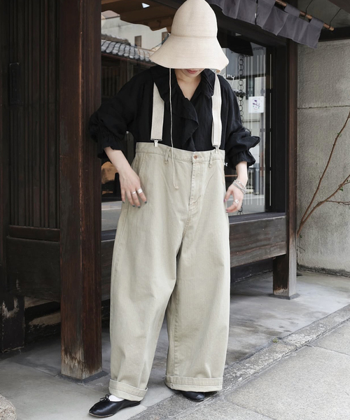 JOURNAL STANDARD LUXE(ジャーナルスタンダード ラックス)の「MATEY's サスペンダーパンツ(その他パンツ・レディース・ベージュ/ブラック・FREE)」の14枚目の写真