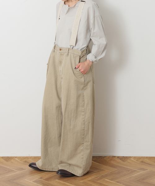 JOURNAL STANDARD LUXE(ジャーナルスタンダード ラックス)の「MATEY's サスペンダーパンツ(その他パンツ・レディース・ベージュ/ブラック・FREE)」の16枚目の写真