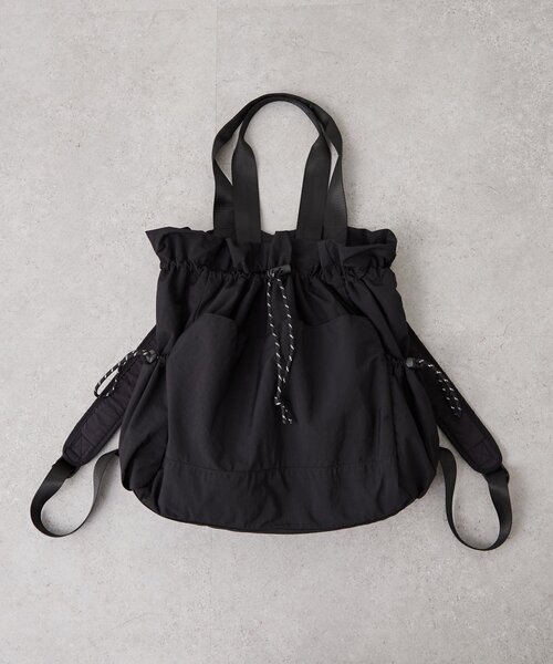 CIAOPANIC TYPY(チャオパニックティピー)の「:【ZOZO限定】リュック/肩掛けマルチウェイ撥水BAG(バックパック/リュック・レディース・ブラック/グレー・ONE SIZE)」の10枚目の写真
