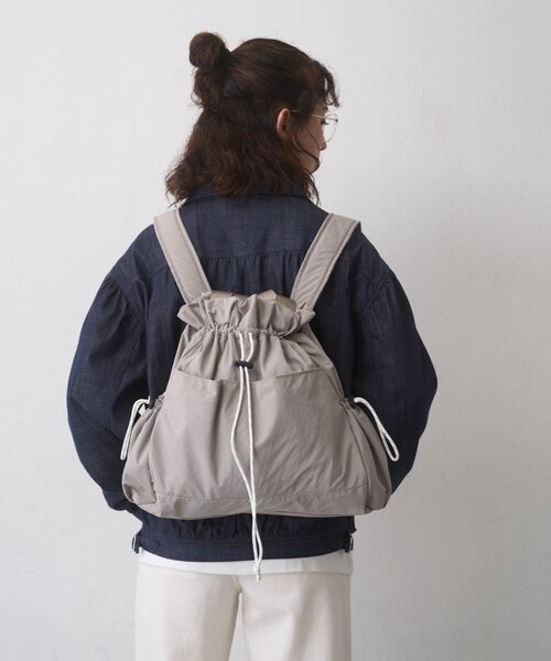 CIAOPANIC TYPY(チャオパニックティピー)の「:【ZOZO限定】リュック/肩掛けマルチウェイ撥水BAG(バックパック/リュック・レディース・ブラック/グレー・ONE SIZE)」の21枚目の写真