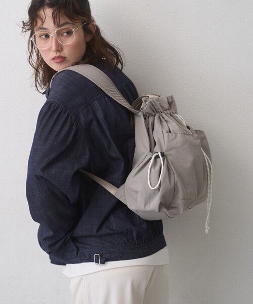 CIAOPANIC TYPY(チャオパニックティピー)の「:【ZOZO限定】リュック/肩掛けマルチウェイ撥水BAG(バックパック/リュック・レディース・ブラック/グレー・ONE SIZE)」の22枚目の写真