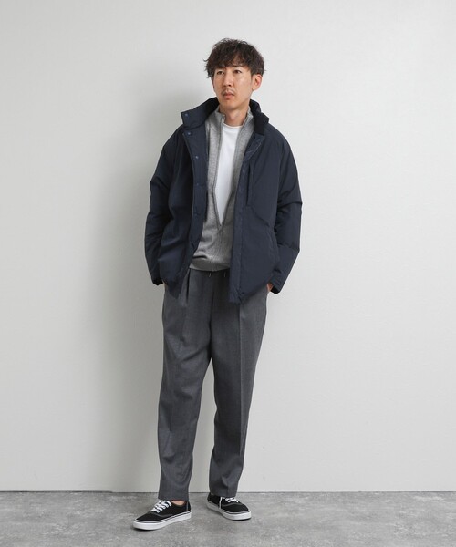 TAION(タイオン)の「【TAION/タイオン】別注 スタンドダウンミドル 26AW(ダウンジャケット/コート・メンズ・ブラック/ベージュ/ダークネイビー・S/M/L/XL)」の17枚目の写真