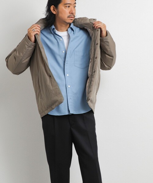 TAION(タイオン)の「【TAION/タイオン】別注 スタンドダウンミドル 26AW(ダウンジャケット/コート・メンズ・ブラック/ベージュ/ダークネイビー・S/M/L/XL)」の6枚目の写真