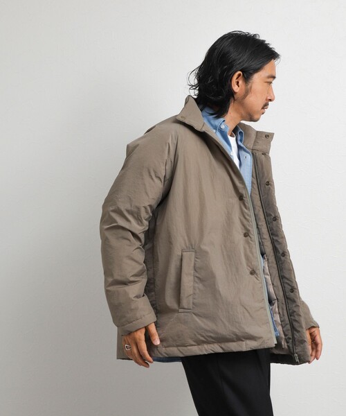 TAION(タイオン)の「【TAION/タイオン】別注 スタンドダウンミドル 26AW(ダウンジャケット/コート・メンズ・ブラック/ベージュ/ダークネイビー・S/M/L/XL)」の8枚目の写真