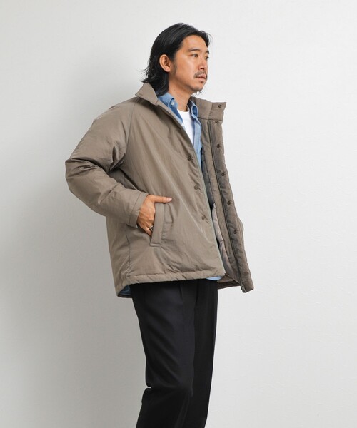 TAION(タイオン)の「【TAION/タイオン】別注 スタンドダウンミドル 26AW(ダウンジャケット/コート・メンズ・ブラック/ベージュ/ダークネイビー・S/M/L/XL)」の22枚目の写真