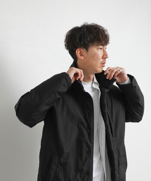 TAION(タイオン)の「【TAION/タイオン】別注 スタンドダウンミドル 26AW(ダウンジャケット/コート・メンズ・ブラック/ベージュ/ダークネイビー・S/M/L/XL)」の20枚目の写真