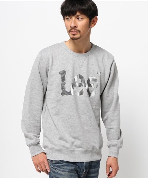 Lee（リー）の「【Lee×CIAOPANICTYPY】コラボビックロゴスウェットプルオーバー（スウェット・メンズ・ネイビー/グレー/ホワイト・LARGE/SMALL/MEDIUM）」の2枚目の写真