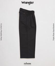 Wrangler（ラングラー）の「《追加》Wrangler / ラングラー 別注 3タック ランチャー ドレススラックス（スラックス）」