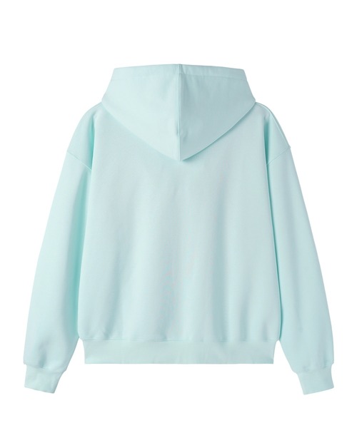Openyard(オープンヤード)の「『Openyard/オープンヤード』PRAY HARD HOODIE ZIP UP/プレイハードジップアップパーカー(パーカー・レディース・ミント・L/M)」の11枚目の写真