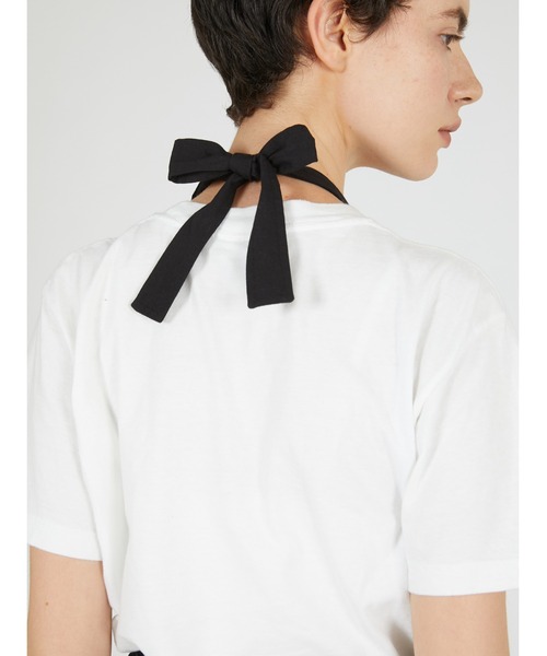 crinkle crinkle crinkle（クリンクルクリンクルクリンクル）の「【 crinkle crinkle crinkle 】 apron gilet blouse / エプロンジレブラウス（シャツ/ブラウス・レディース・ブラック/ホワイト・FREE）」の16枚目の写真
