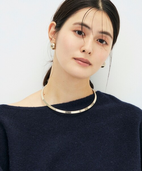 NOLLEY’S Sophi(ノーリーズソフィ)の「【BECシリーズ】カシミヤ混紡毛ショート丈プルオーバー(ニット/セーター・レディース・ダークブラウン/オフホワイト/ベビーピンク/ダークネイビー・38)」の3枚目の写真