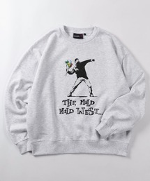 BRANDALISED（ブランダライズド）の「【70】【BRANDALISED/ブランダライズド】バンクシー アートグラフィックヘビーウェイト スウェット/トレーナー/クルーネック/オーバーサイズ/裏起毛/ユニセックス/レディース/メンズ（スウェット）」