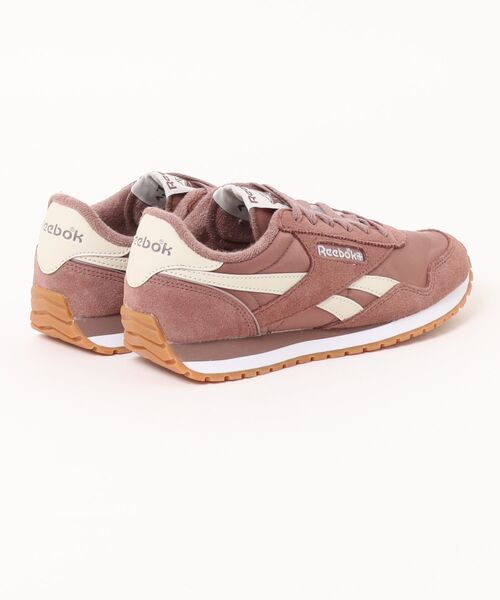 Reebok(リーボック)の「Reebok リーボック CLASSIC AZ【軽量/リボン替えヒモ付き】レディーススニーカー ロープロファイル(クラシックAZ) 160329 100260996 ブラウン/ベージュ/ホワイト(スニーカー・レディース・チョコ・23.0cm/24.0cm/23.5cm/25.0cm/24.5cm/25.5cm)」の2枚目の写真