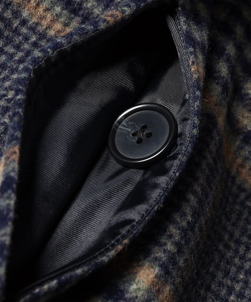 Paul Smith（ポールスミス）の「ウィメンズ チェック ステンカラーコート / 265302 360C（ステンカラーコート・レディース・グレイッシュベージュ・40）」の8枚目の写真
