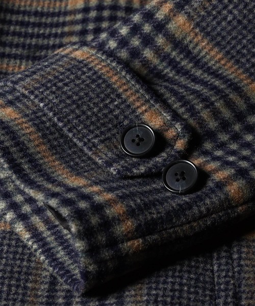 Paul Smith（ポールスミス）の「ウィメンズ チェック ステンカラーコート / 265302 360C（ステンカラーコート・レディース・グレイッシュベージュ・40）」の9枚目の写真