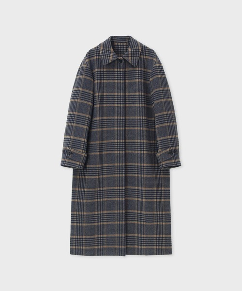 Paul Smith（ポールスミス）の「ウィメンズ チェック ステンカラーコート / 265302 360C（ステンカラーコート・レディース・グレイッシュベージュ・40）」の13枚目の写真