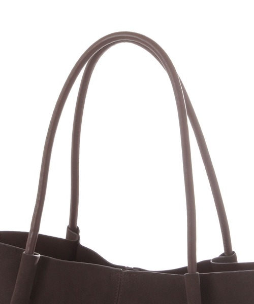 LAKOLE(ラコレ)の「ダブルフェイストートBAG / 1057247(トートバッグ・レディース・ダークブラウン/アイボリー/チャコール・FREE)」の8枚目の写真