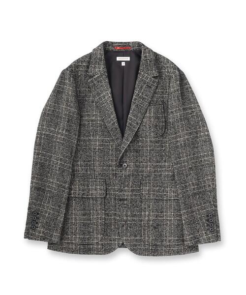 DRESSTERIOR（ドレステリア）の「【セットアップ可】ループグレンチェック リラックスジャケット（テーラードジャケット・メンズ・チャコールグレー・90/92/91/94）」の15枚目の写真