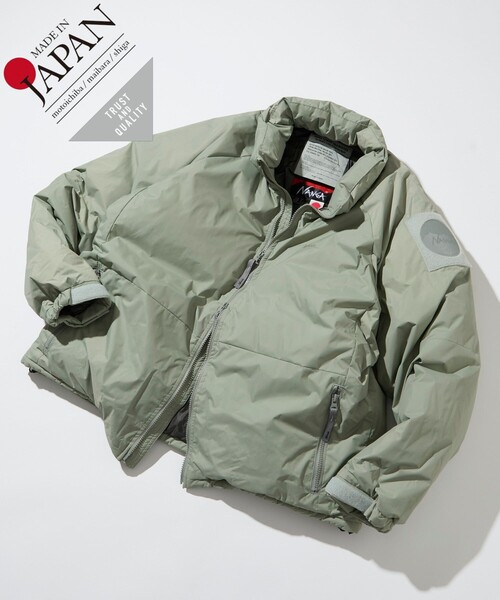 NANGA(ナンガ)の「NANGA/ナンガ SP DOWN JACKET made in japan/別注 日本製 スタンド ダウンジャケット(ダウンジャケット/コート・メンズ・ダークネイビー/グレー/オリーブ・X-LARGE/LARGE/MEDIUM/SMALL)」の2枚目の写真