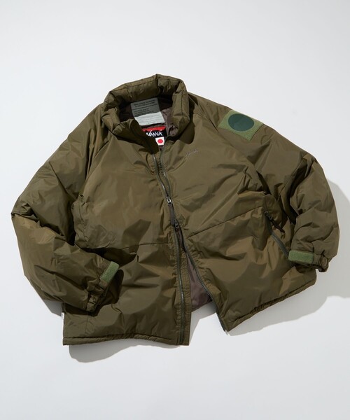 NANGA(ナンガ)の「NANGA/ナンガ SP DOWN JACKET made in japan/別注 日本製 スタンド ダウンジャケット(ダウンジャケット/コート・メンズ・ダークネイビー/グレー/オリーブ・X-LARGE/LARGE/MEDIUM/SMALL)」の15枚目の写真