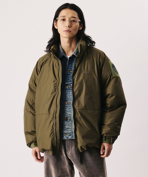 NANGA(ナンガ)の「NANGA/ナンガ SP DOWN JACKET made in japan/別注 日本製 スタンド ダウンジャケット(ダウンジャケット/コート・メンズ・ダークネイビー/グレー/オリーブ・X-LARGE/LARGE/MEDIUM/SMALL)」の9枚目の写真