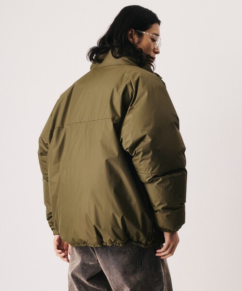 NANGA(ナンガ)の「NANGA/ナンガ SP DOWN JACKET made in japan/別注 日本製 スタンド ダウンジャケット(ダウンジャケット/コート・メンズ・ダークネイビー/グレー/オリーブ・X-LARGE/LARGE/MEDIUM/SMALL)」の13枚目の写真