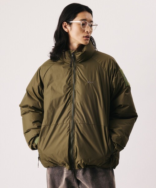 NANGA(ナンガ)の「NANGA/ナンガ SP DOWN JACKET made in japan/別注 日本製 スタンド ダウンジャケット(ダウンジャケット/コート・メンズ・ダークネイビー/グレー/オリーブ・X-LARGE/LARGE/MEDIUM/SMALL)」の14枚目の写真