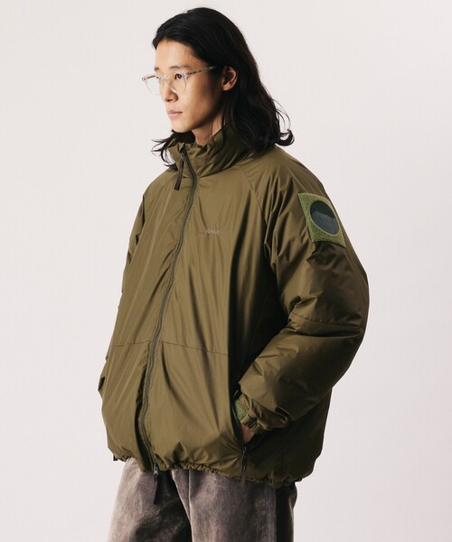 NANGA(ナンガ)の「NANGA/ナンガ SP DOWN JACKET made in japan/別注 日本製 スタンド ダウンジャケット(ダウンジャケット/コート・メンズ・ダークネイビー/グレー/オリーブ・X-LARGE/LARGE/MEDIUM/SMALL)」の8枚目の写真