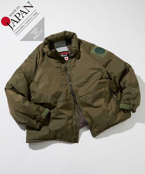 NANGA(ナンガ)の「NANGA/ナンガ SP DOWN JACKET made in japan/別注 日本製 スタンド ダウンジャケット(ダウンジャケット/コート・メンズ・ダークネイビー/グレー/オリーブ・X-LARGE/LARGE/MEDIUM/SMALL)」の7枚目の写真