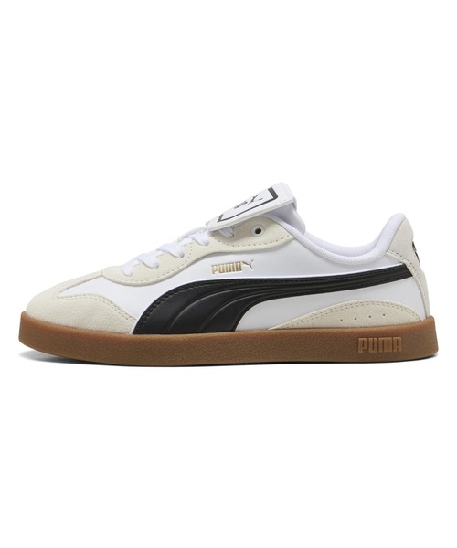 PUMA（プーマ）の「PUMA/プーマ PUMA CLUB アズーラ プーマ クラブ 404476（スニーカー・レディース・ホワイト/ブラック/アイボリー・23.0cm/24.0cm/25.0cm/23.5cm/24.5cm）」の2枚目の写真