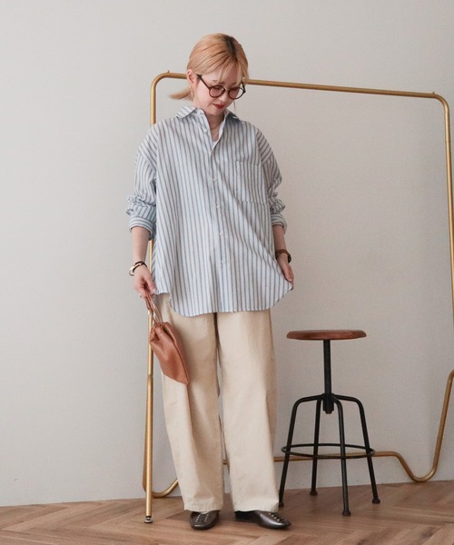 AMERICAN HOLIC(アメリカンホリック)の「リボン付きコーデュロイカーブパンツ(その他パンツ・レディース・ピンク/ホワイト系その他2/モカ・M/L)」の8枚目の写真