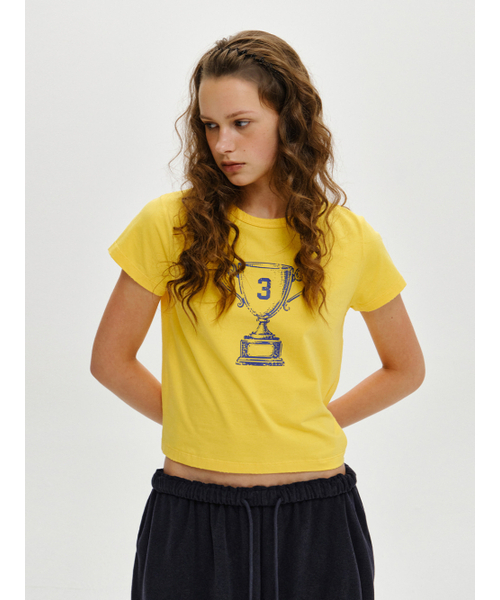 PLZPROJECT（プリーズプロジェクト）の「3RD TROPHY Tシャツ（イエロー）（Tシャツ/カットソー・レディース・その他・FREE）」の5枚目の写真