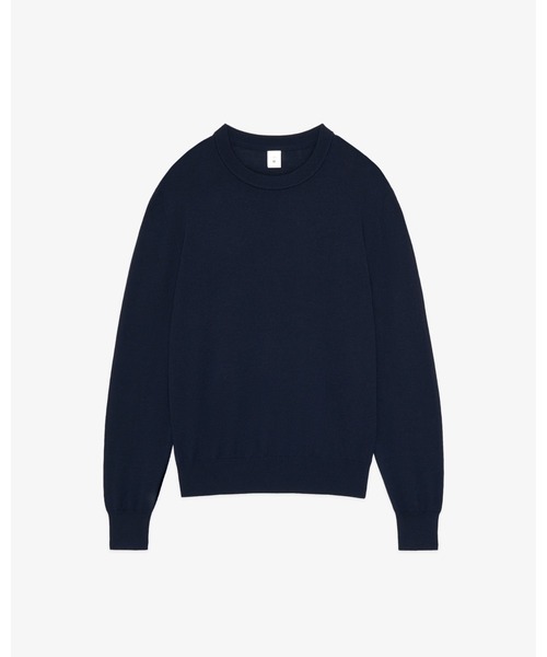 FRONT 11201(フロントワンワントゥーオーワン)の「W-G Merino Crew Sweater(ニット/セーター・メンズ・ブラック/グレー/ブラウン/ネイビー/ライトブラウン/チャコールグレー/ホワイト系その他/サンドグレー・M/XL/S/L)」の8枚目の写真