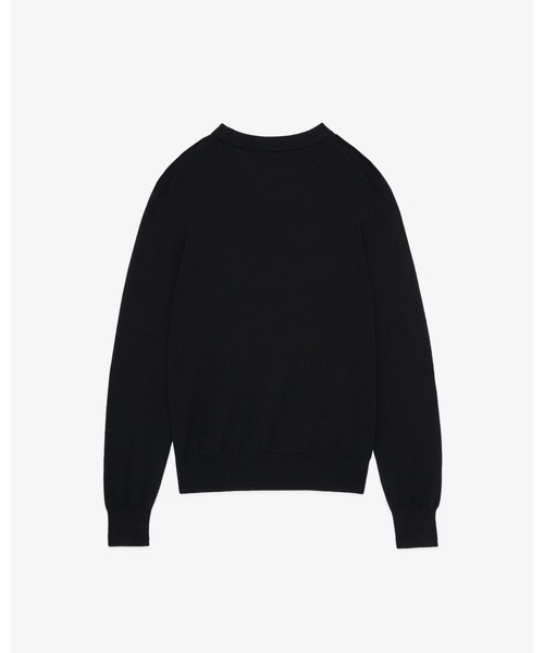 FRONT 11201(フロントワンワントゥーオーワン)の「W-G Merino Crew Sweater(ニット/セーター・メンズ・ブラック/グレー/ブラウン/ネイビー/ライトブラウン/チャコールグレー/ホワイト系その他/サンドグレー・M/XL/S/L)」の10枚目の写真