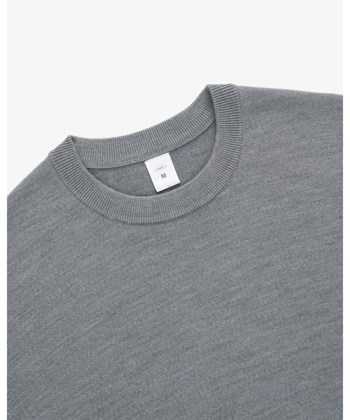 FRONT 11201(フロントワンワントゥーオーワン)の「W-G Merino Crew Sweater(ニット/セーター・メンズ・ブラック/グレー/ブラウン/ネイビー/ライトブラウン/チャコールグレー/ホワイト系その他/サンドグレー・M/XL/S/L)」の17枚目の写真